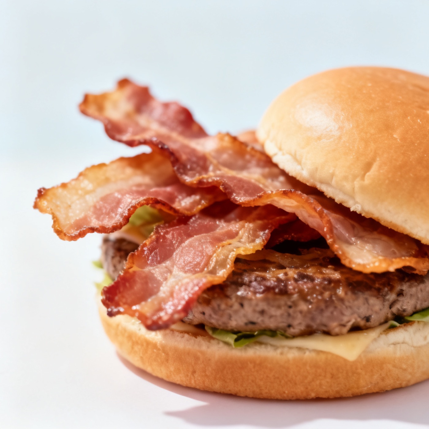 Foto gerada com IA para hamburgueria
