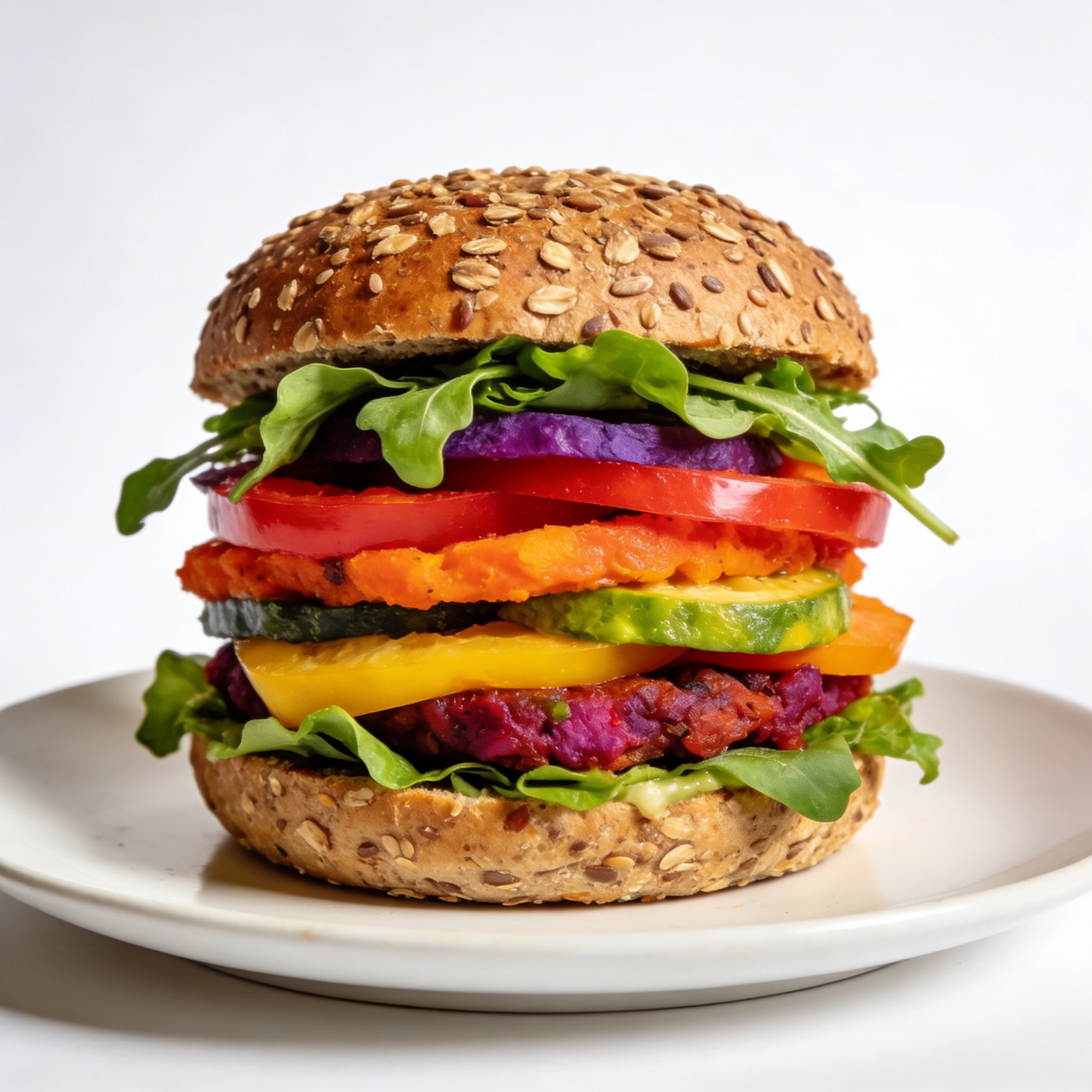 Foto gerada com IA para hamburgueria